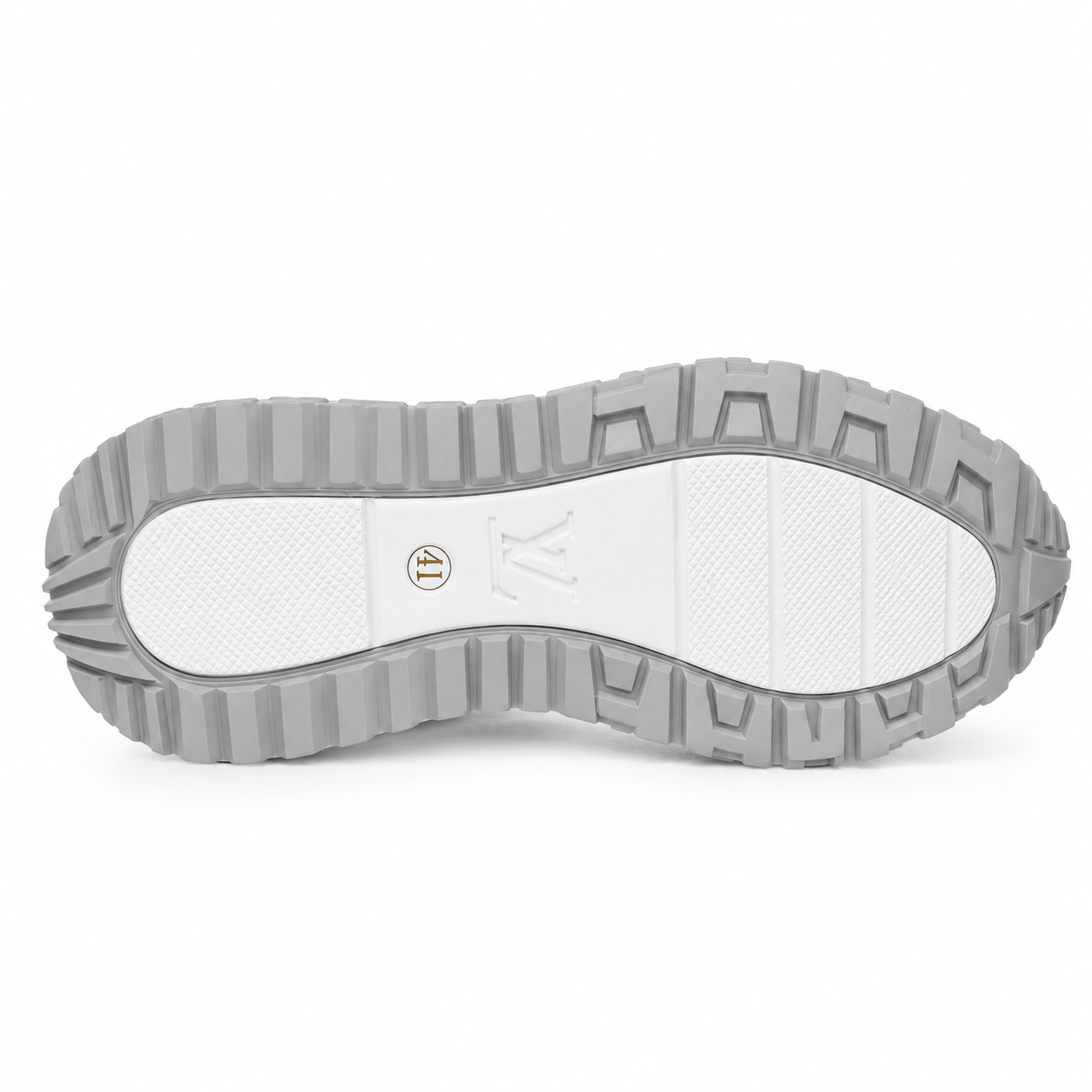 "LV" Sneaker – Weiß/Grau