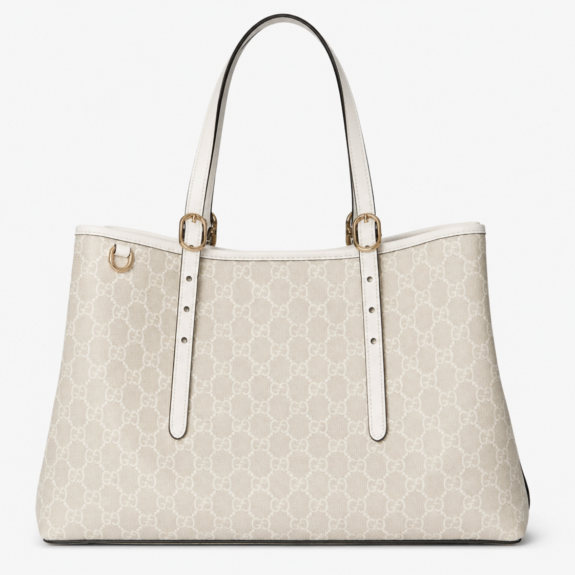 "LV" Ivory Monogram Tote