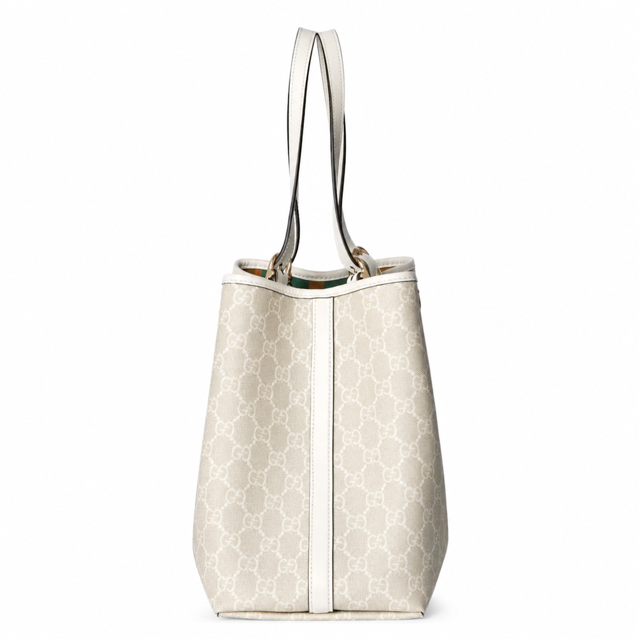 "LV" Ivory Monogram Tote