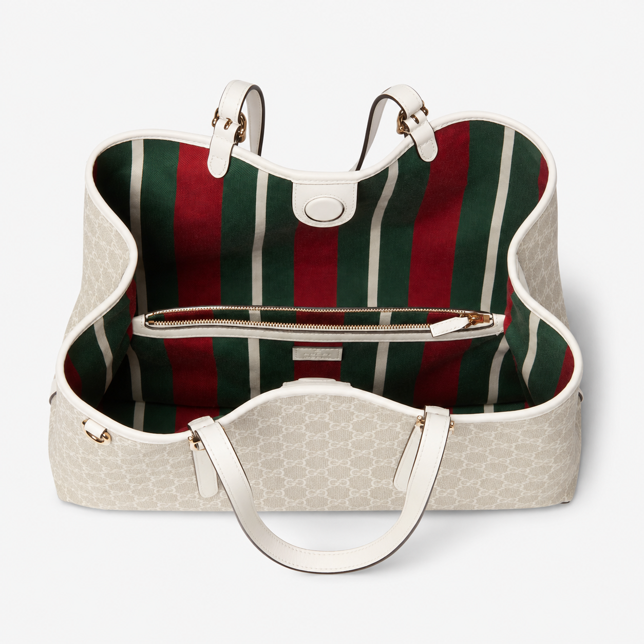 "LV" Ivory Monogram Tote