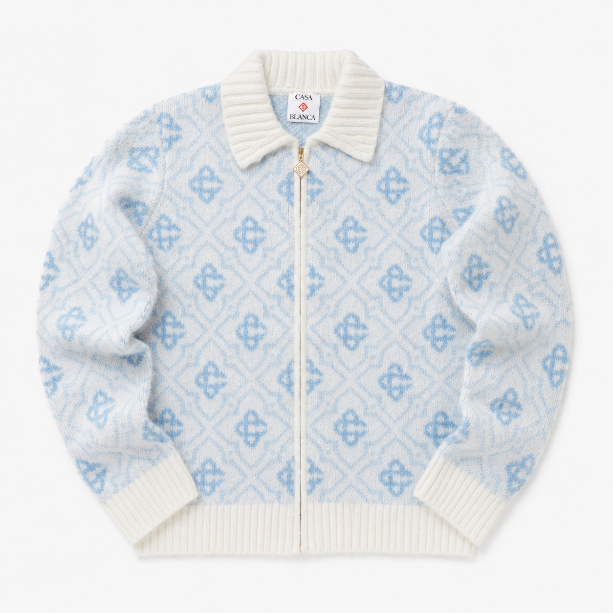 "BLANCA" Knit Zip Jacket