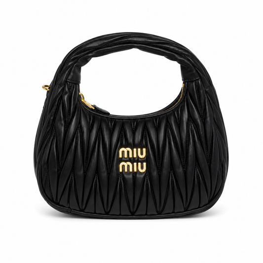 "mi mi" Ruched Bag