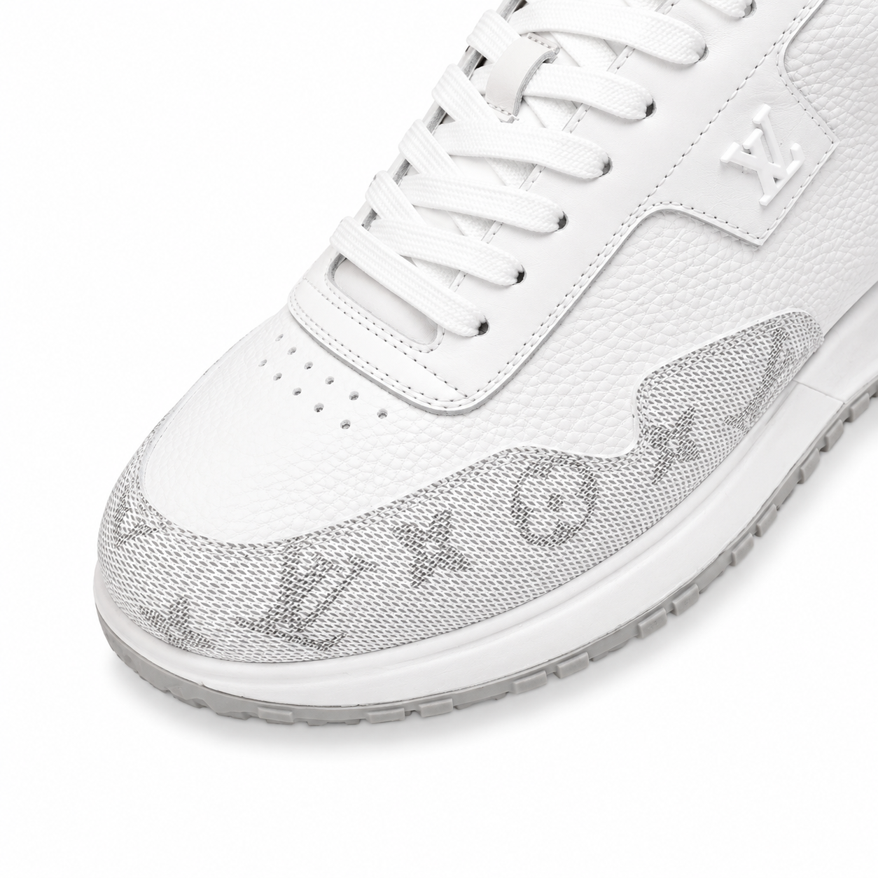 "LV" Sneaker – Weiß/Grau