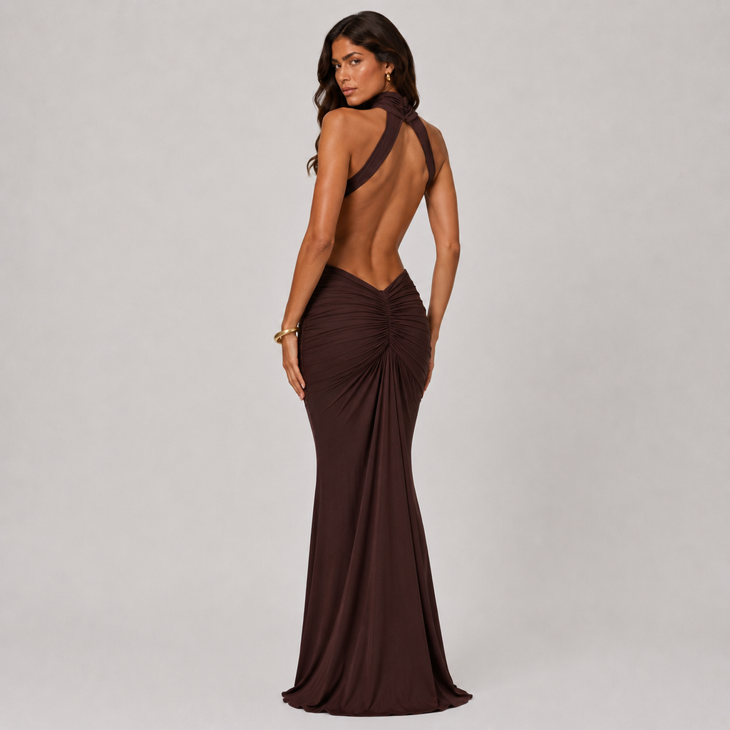 Halterneck Maxi Dress