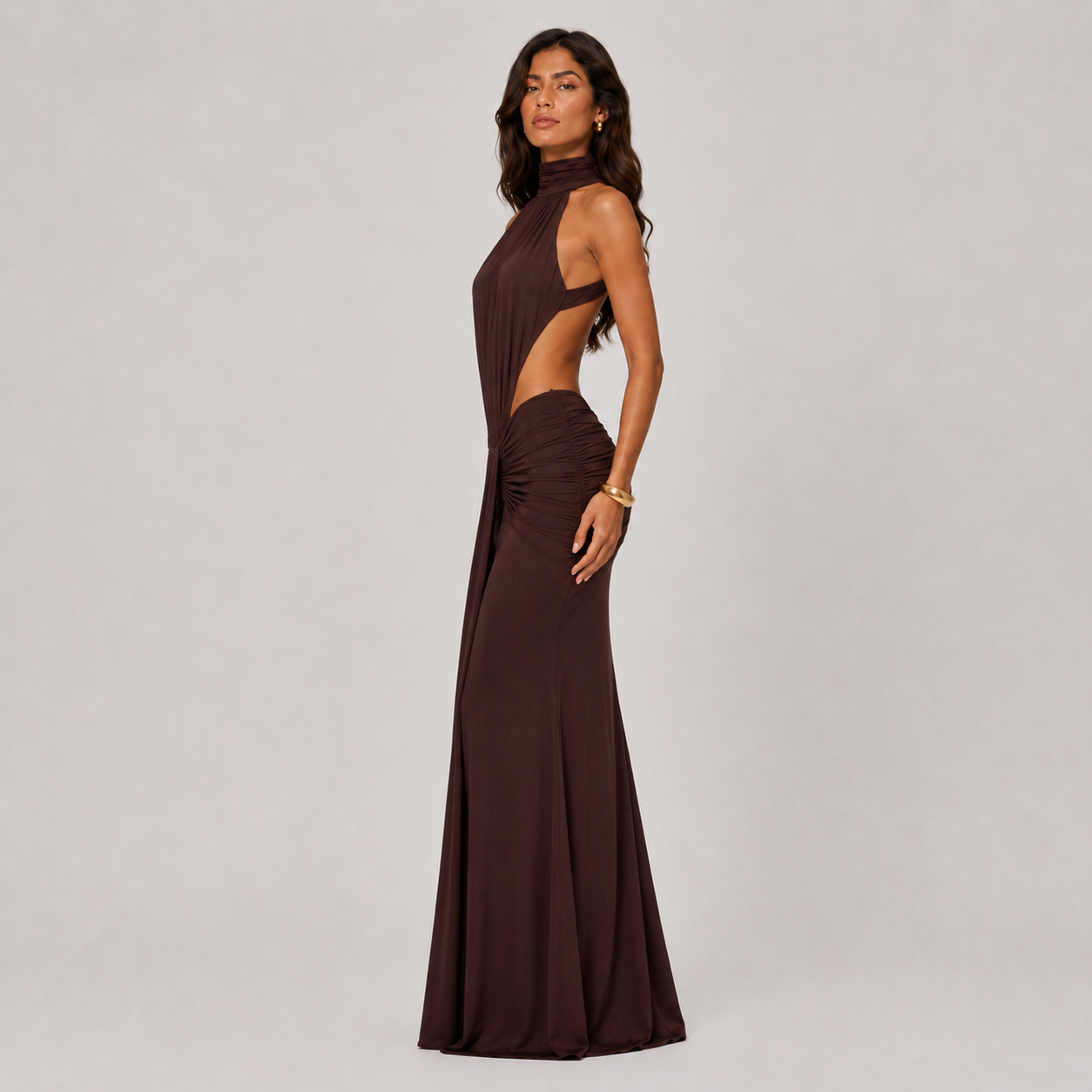 Halterneck Maxi Dress