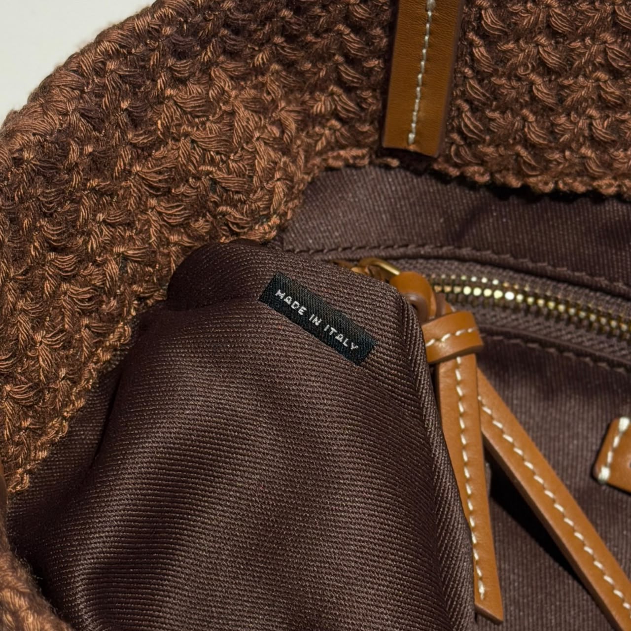"mi mi" Woven Beach Bag
